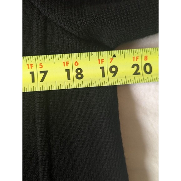 Talbots Sweater Womens Small Merino Wool Cardigan Black Button‎ Up Pockets Soft - Picture 9 of 9